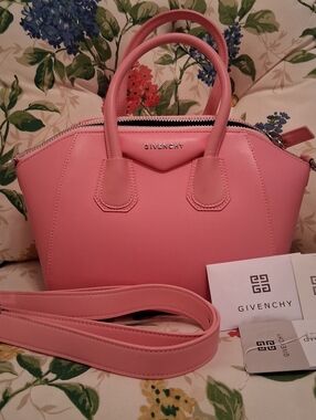 Givenchy Pink Antigona Mini Leather Satchel